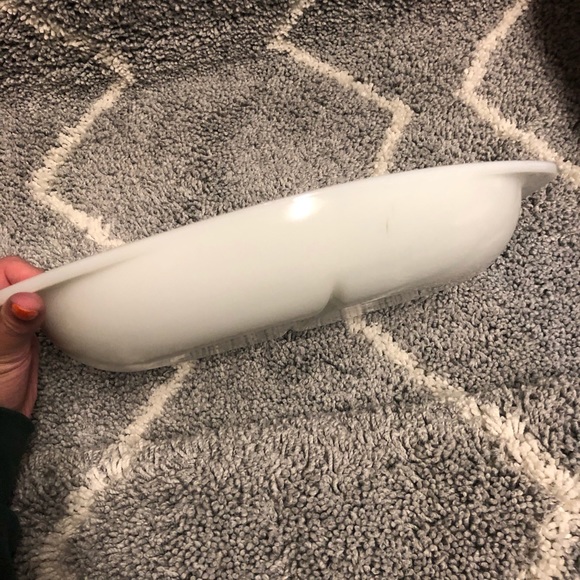 VINTAGE PYREX / opal divided 1063 serving dish - Picture 6 of 12